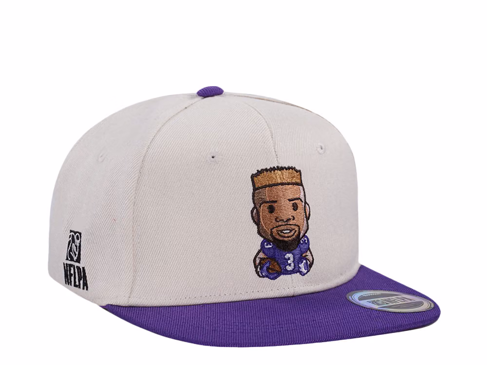 Great Branding Baltimore Ravens Beckham Jr. Emoji Two Tone Snapback Hat front