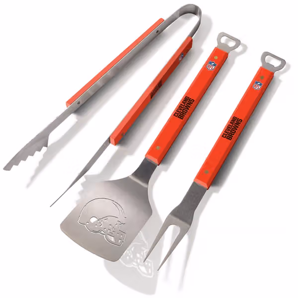 Cleveland Browns Spirit NFL Barbecue Set (3-Piece) view 1