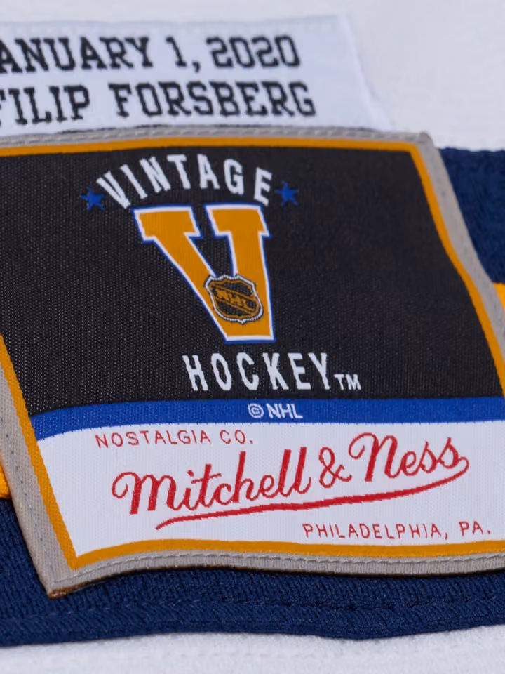 Filip Forsberg #9 Nashville Predators 2020 Winter Classic Premium Power Play NHL Jersey view 3