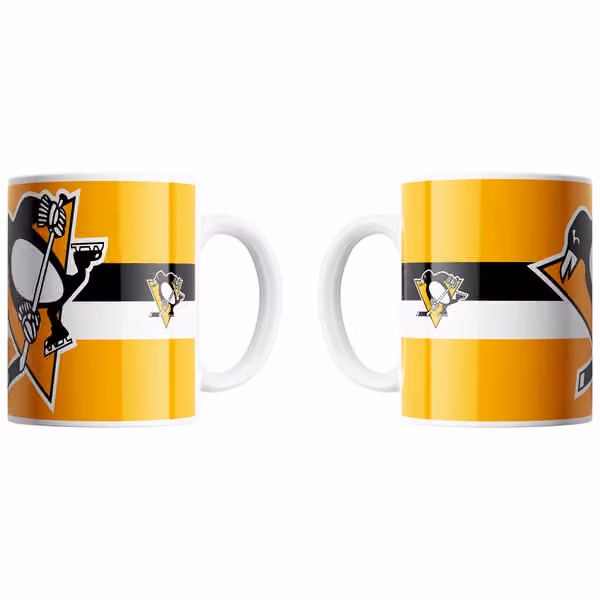 Pittsburgh Penguins Triple Logo NHL Jumbo Mug (450 ml) view 1