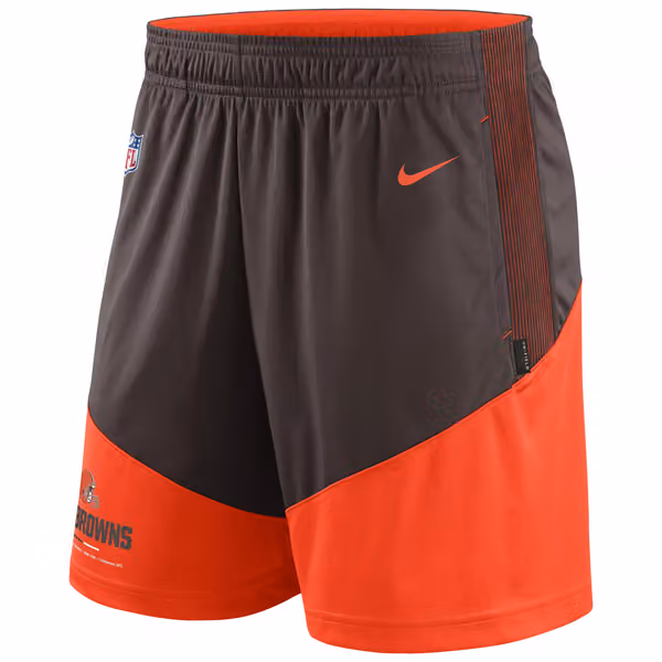 Cleveland Browns 2022 NFL On-Field Sideline Nike Dri-FIT Shorts view 4