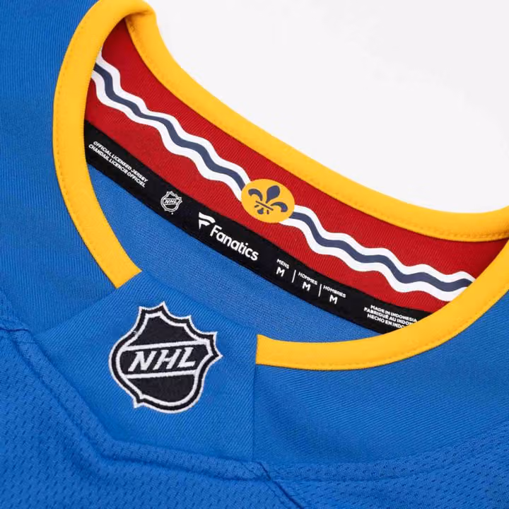 St. Louis Blues Breakaway NHL Jersey Home Blue view 4