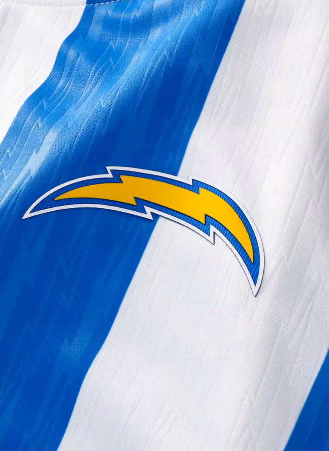 Los Angeles Chargers 2026 Football x Football NFL Fan Jersey Blue/White view 3