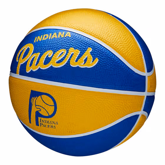 Indiana Pacers NBA Retro Wilson Mini Basketball (Size 3) view 4