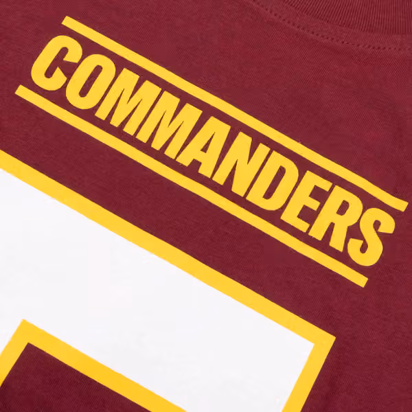 Jayden Daniels #5 Washington Commanders Player NFL T-Shirt Red view 5