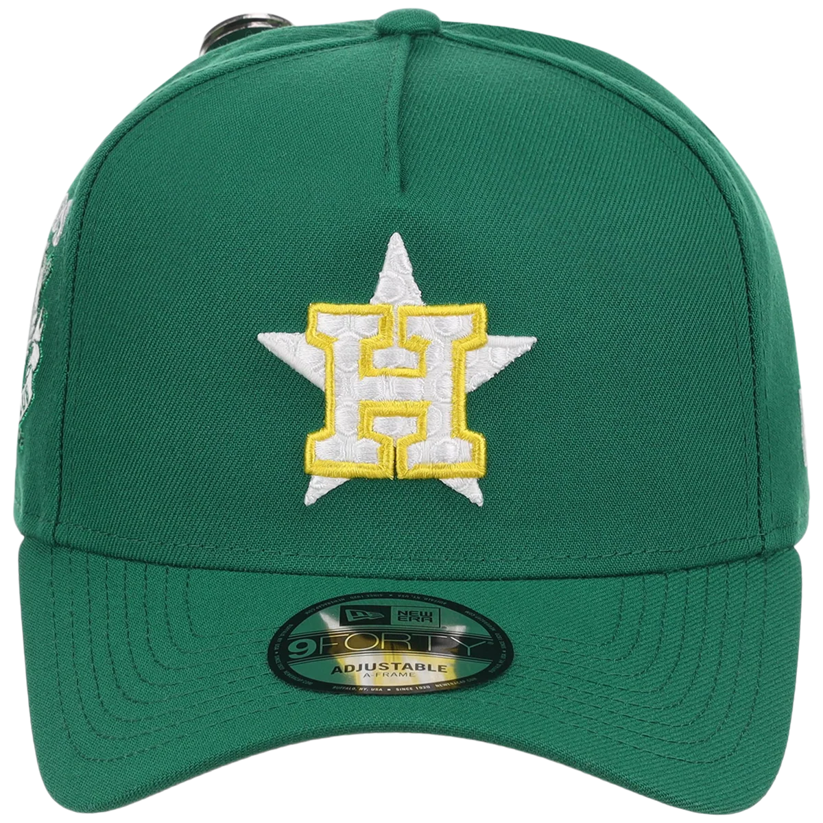Houston Astros MLB Augusta Bloom New Era 9FORTY w/ Golf Pin detail view