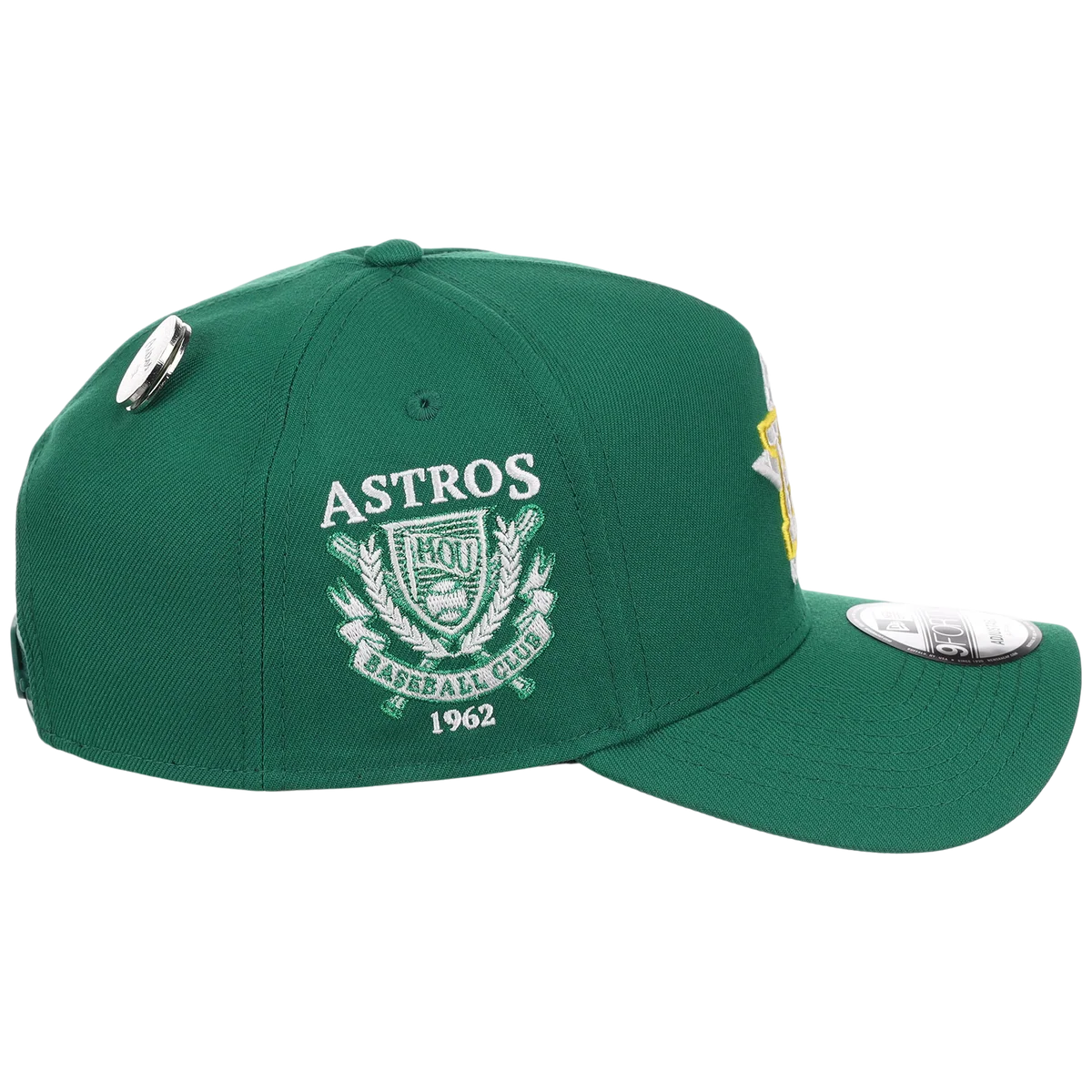 Houston Astros MLB Augusta Bloom New Era 9FORTY w/ Golf Pin detail view