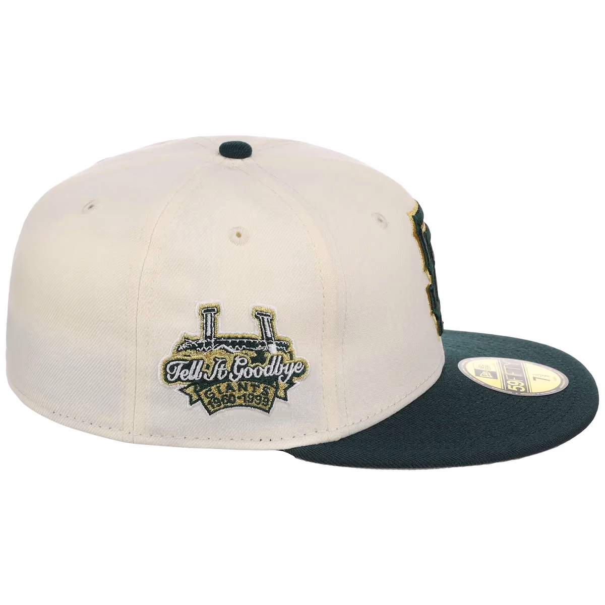 San Francisco Giants MLB Gilded Ivy New Era 59FIFTY detail view