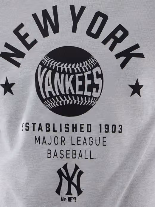 New York Yankees Baseball Crewneck MLB Sweatshirt Gray view 5