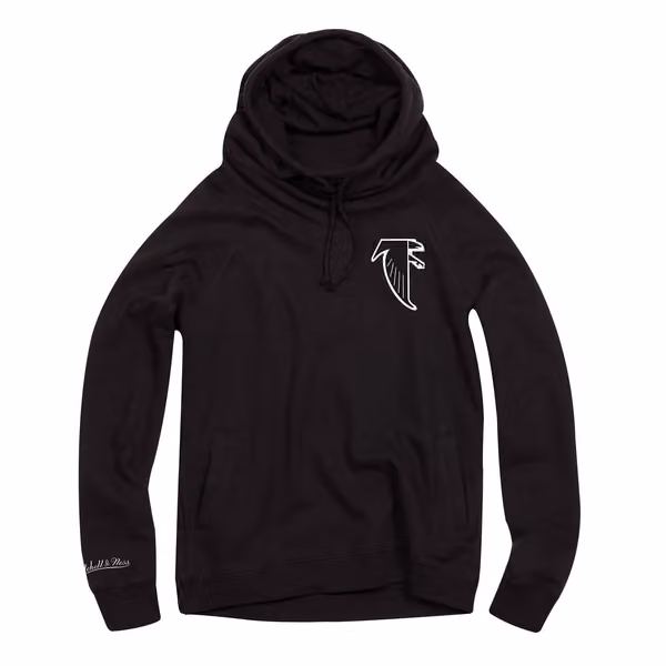 Atlanta Falcons Funnel Neck Pullover NFL Hoodie (WOMEN'S) view 1