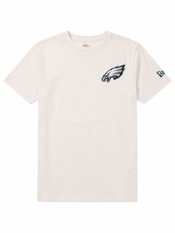 Philadelphia Eagles Ballpark Hot Dog Oversized MLB T-Shirt Cream view 2