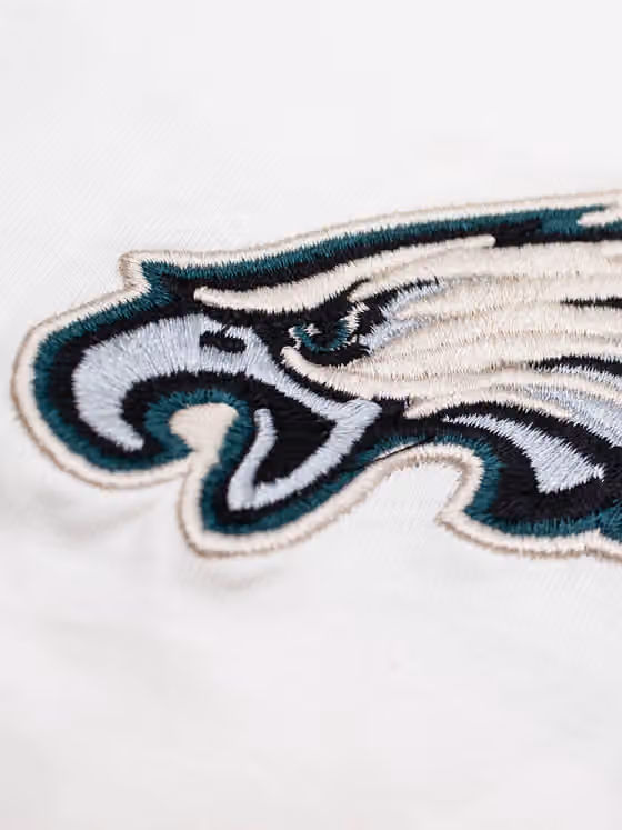 Philadelphia Eagles Ballpark Hot Dog Oversized MLB T-Shirt Cream view 4