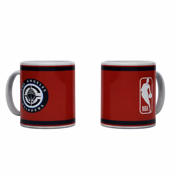 Los Angeles Clippers Logo & Shield 2025 NBA Mug (330 ml) view 1