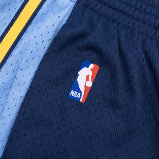Denver Nuggets 2006-07 Mitchell & Ness Swingman NBA Shorts Navy view 4