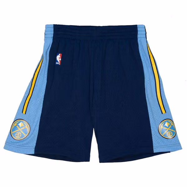 Denver Nuggets 2006-07 Mitchell & Ness Swingman NBA Shorts Navy view 1