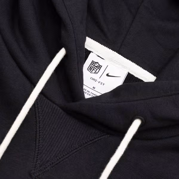 Las Vegas Raiders 2026 NFL Sideline Standard Issue Sleeveless Hoodie Black view 6