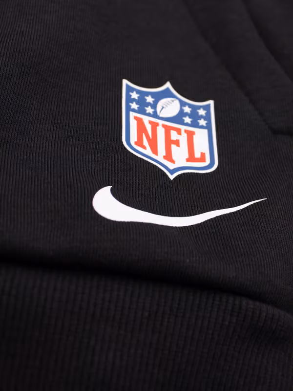 Las Vegas Raiders 2026 NFL Sideline Standard Issue Sleeveless Hoodie Black view 5