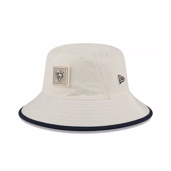 Chicago Bears 2026 NFL Training Camp Stretch Bucket Hat Cream/Navy product photo