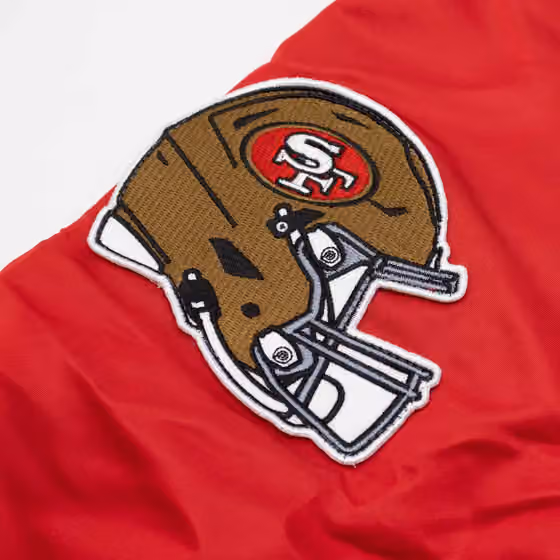 San Francisco 49ers Alpha Industries MA-1 NFL Full-Zip Fleece Jacket view 4