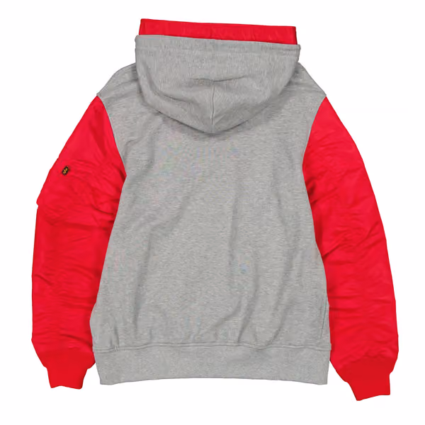 San Francisco 49ers Alpha Industries MA-1 NFL Full-Zip Fleece Jacket view 2