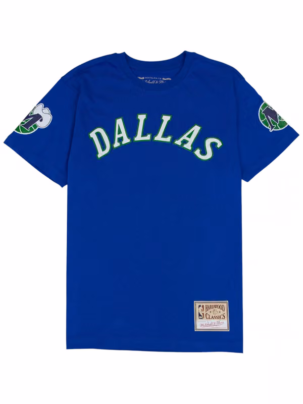 Dirk Nowitzki #41 Dallas Mavericks Wordmark NBA T-Shirt Blue view 2