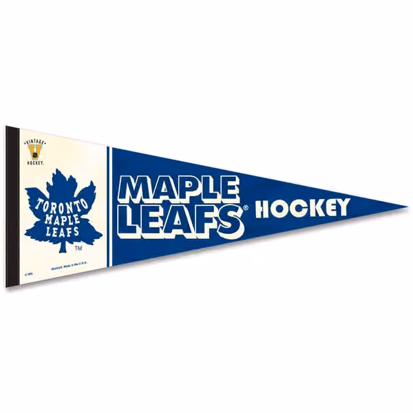 Toronto Maple Leafs Premium Vintage NHL Pennant view 1