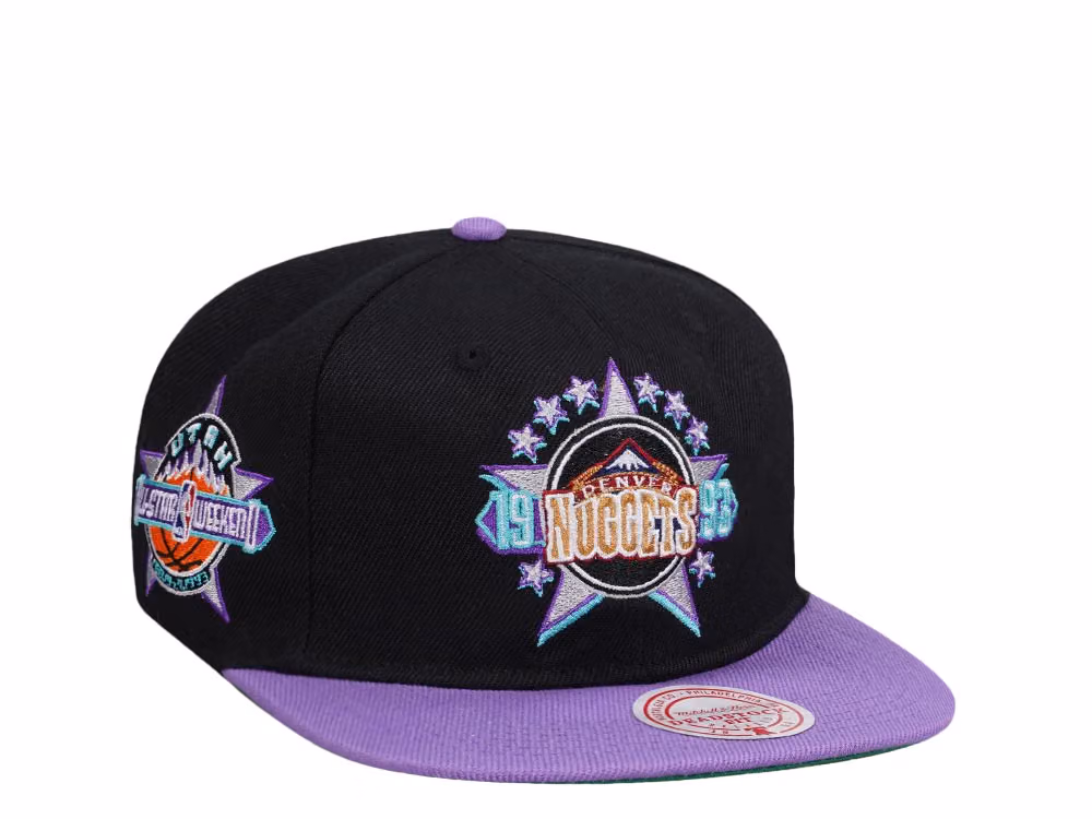 Mitchell & Ness Denver Nuggets Two Tone Deadstock Hardwood Classic Snapback Hat front