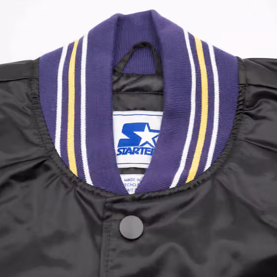 Los Angeles Kings Starter Vintage Enforcer NHL Varsity Jacket view 4