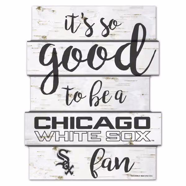 Chicago White Sox Birchwood MLB Wood Sign view 1