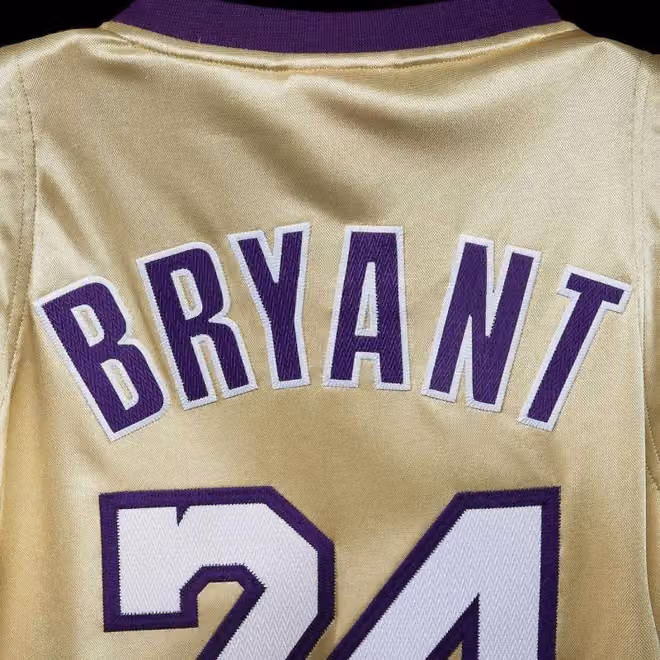 Kobe Bryant #24 Los Angeles Lakers Mitchell & Ness HOF 1996-2016 Authentic NBA Jersey Gold view 5