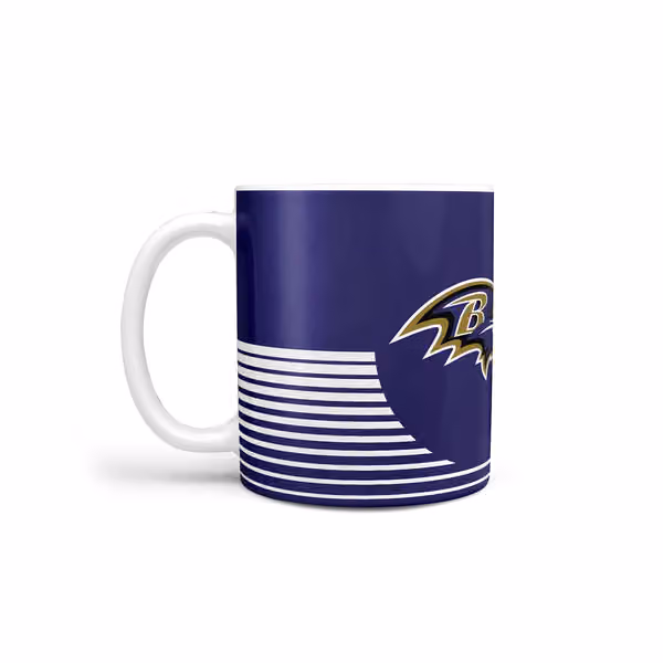Baltimore Ravens Linea NFL Mug (11 oz.) view 3