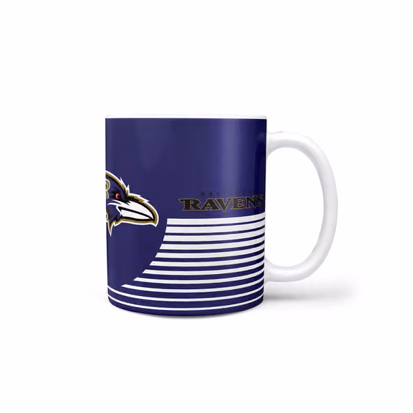 Baltimore Ravens Linea NFL Mug (11 oz.) view 1
