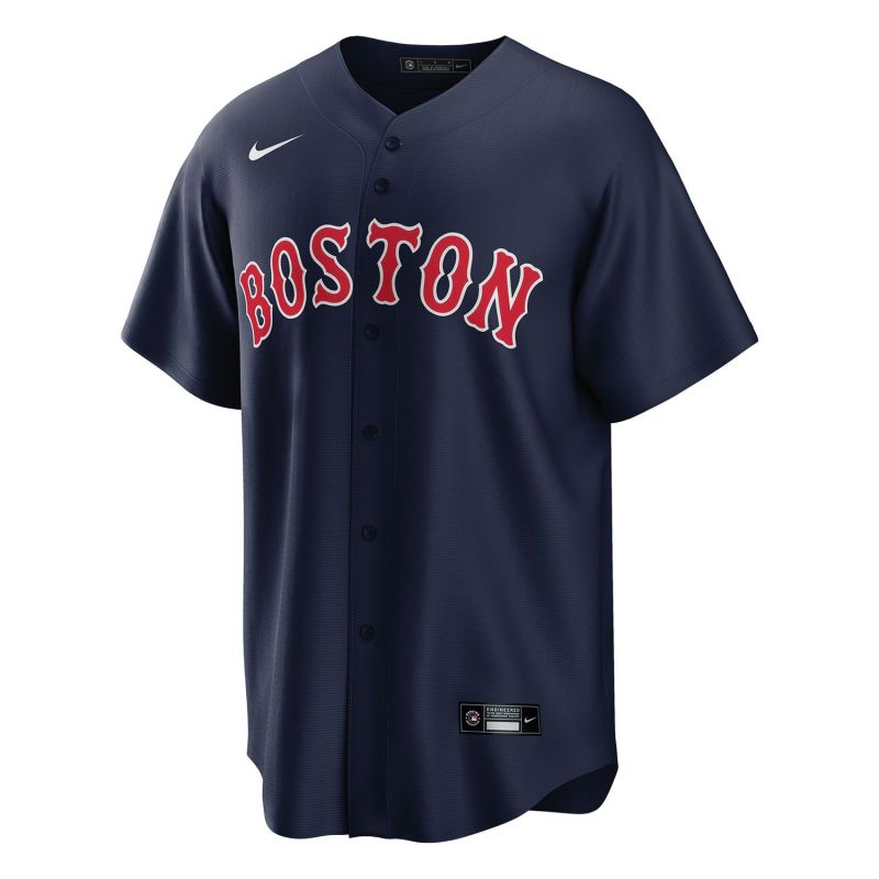 Rafael Devers #11 Boston Red Sox Nike MLB Jersey Navy view 2