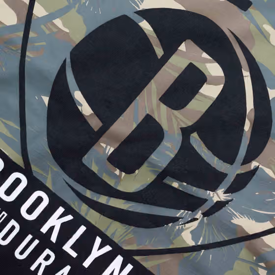 Kevin Durant Brooklyn Nets Camo Logo NBA T-Shirt Black view 2