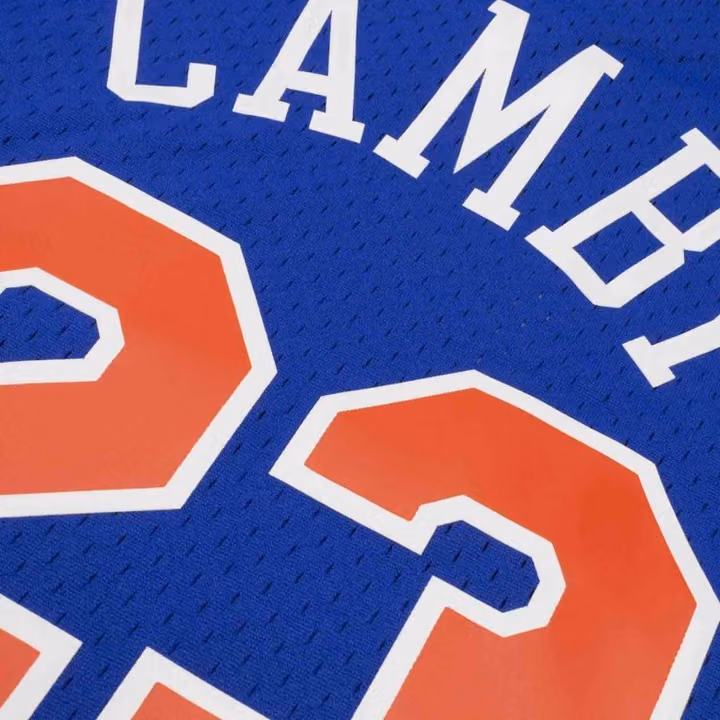 Marcus Camby #23 New York Knicks 1998-99 Swingman NBA Jersey Blue view 5