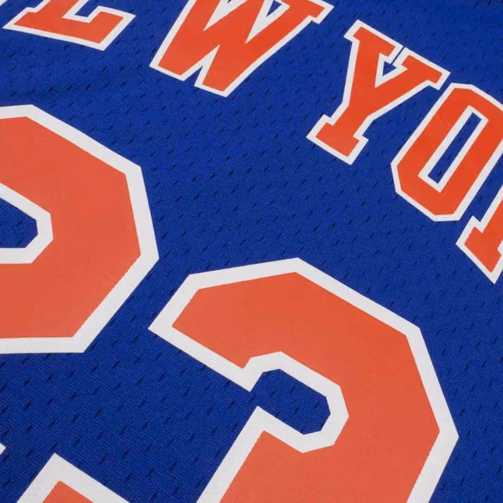 Marcus Camby #23 New York Knicks 1998-99 Swingman NBA Jersey Blue view 4