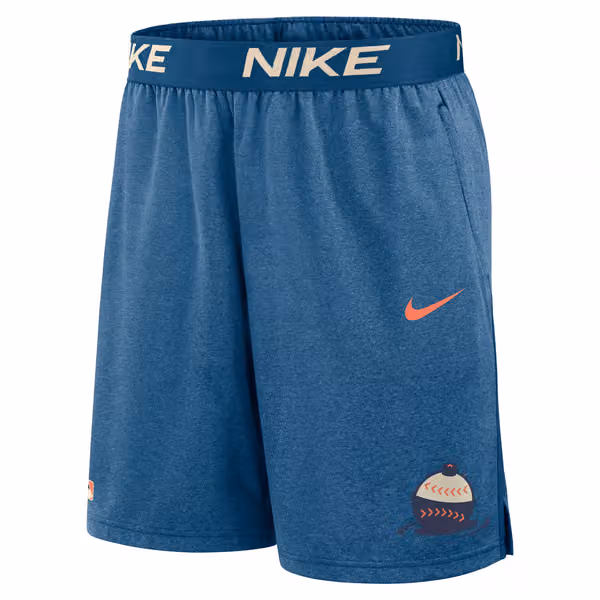 Milwaukee Brewers 2026 City Connect MLB Authentic Dri-FIT Shorts Blue view 1
