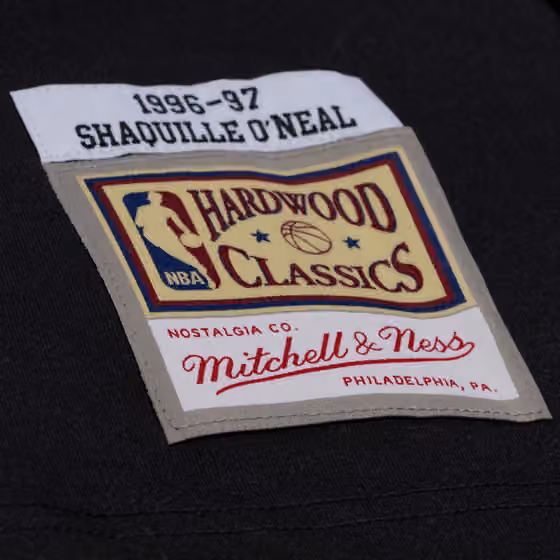 Shaquille O'Neal #34 Los Angeles Lakers Backward Jersey T-Shirt Black view 3