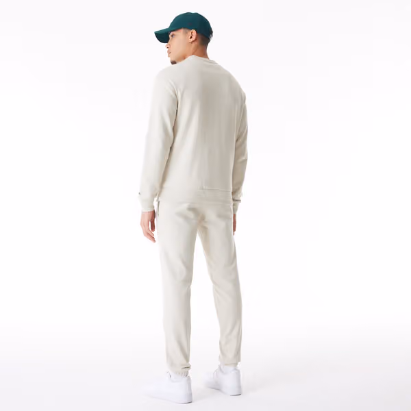 Milwaukee Bucks New Era Wordmark NBA Jogger Sweatpants Stone view 4