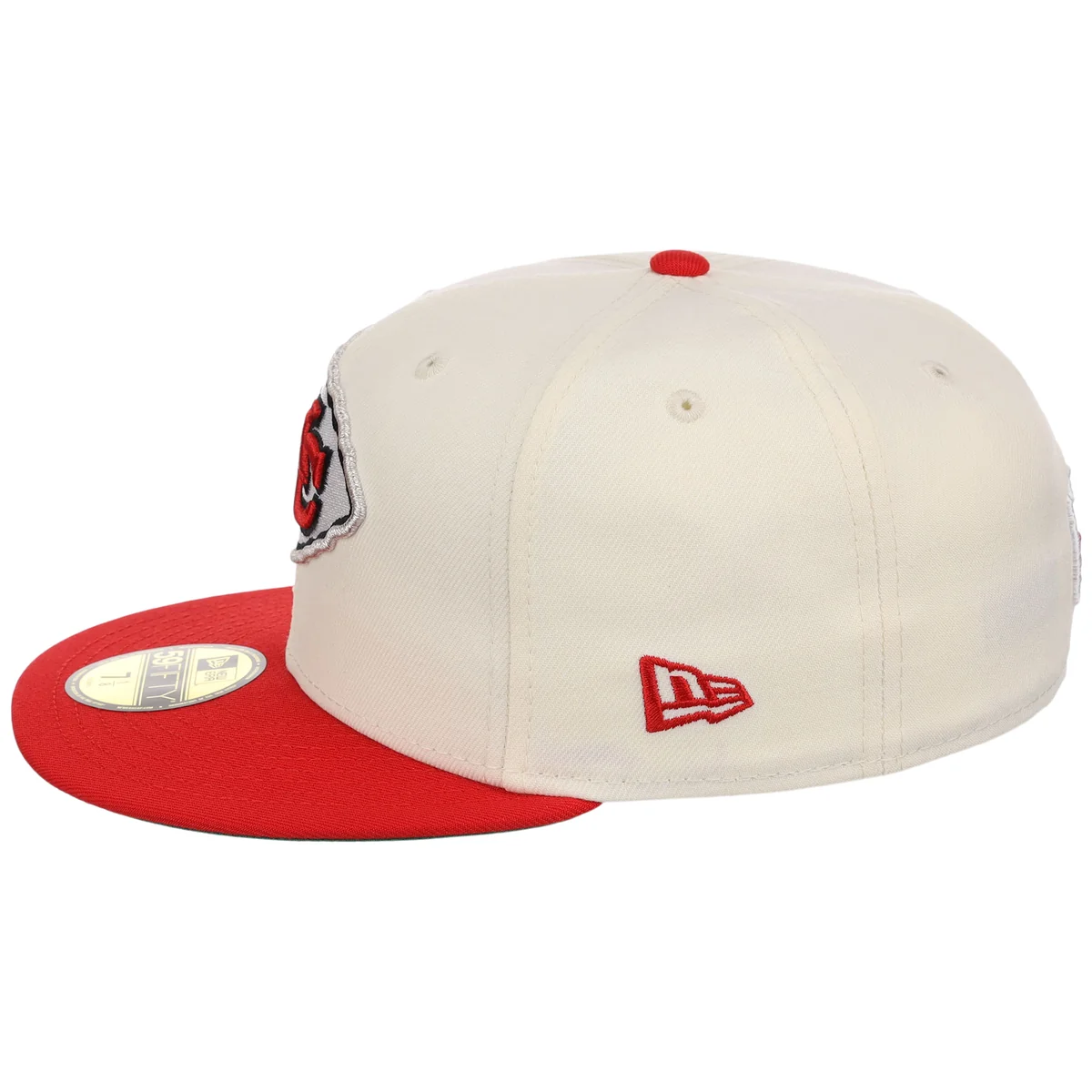 Kansas City NFL Chrome OTC New Era 59FIFTY detail view