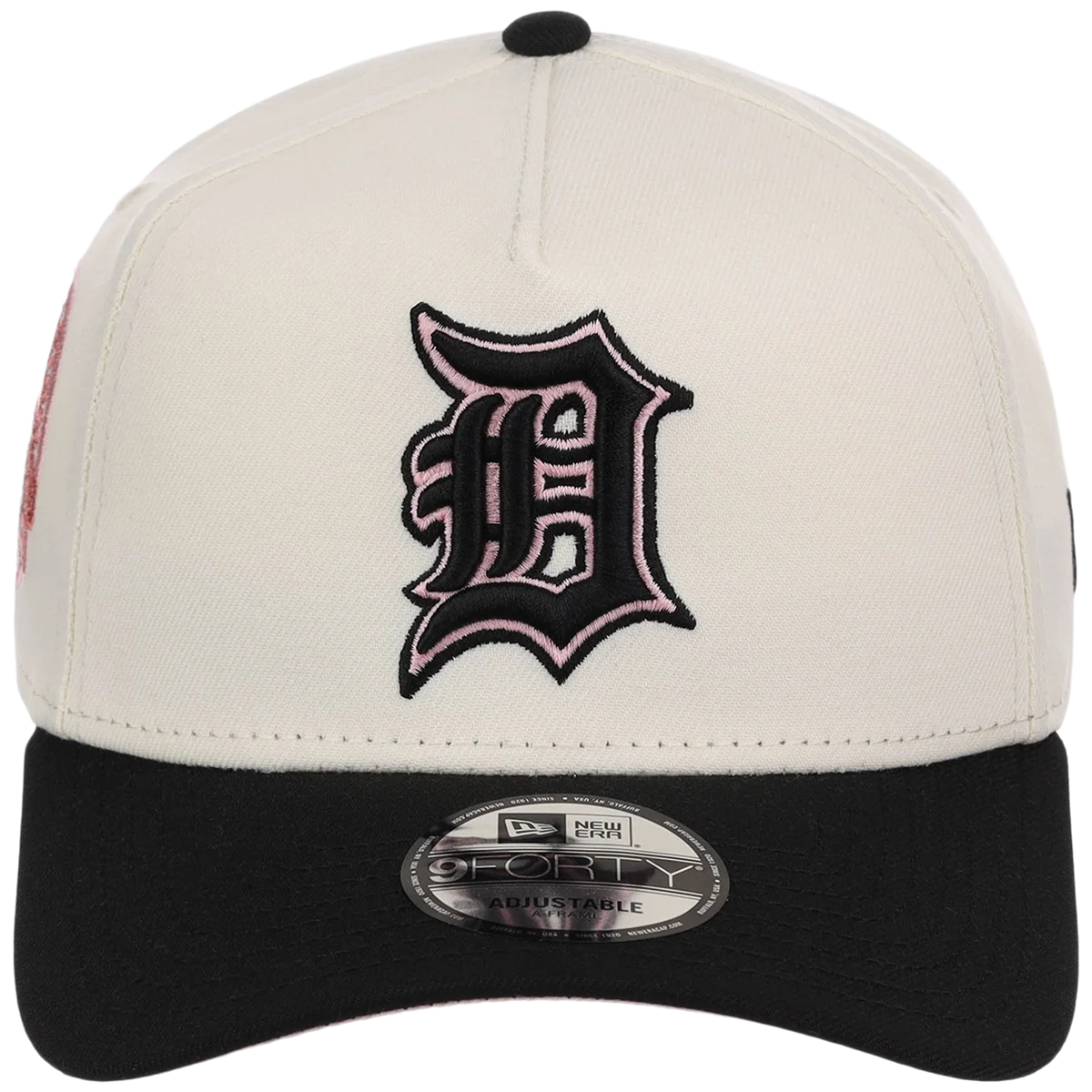 Detroit Tigers MLB Chrome Blinky New Era 9FORTY A-Frame detail view