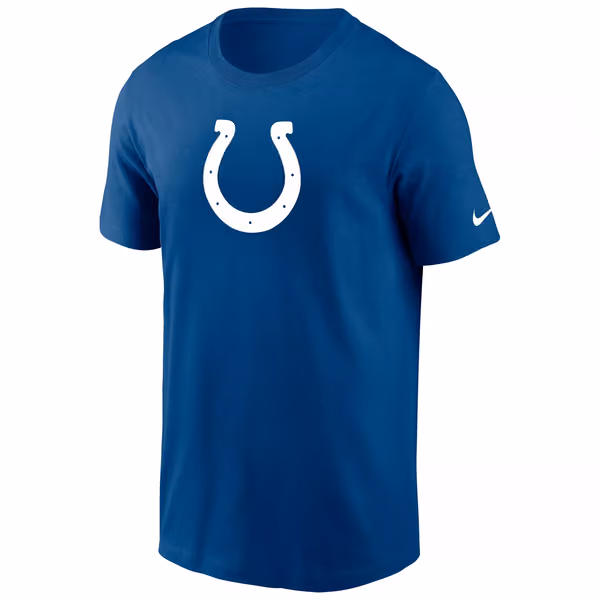 Indianapolis Colts Nike Essential Logo NFL T-Shirt Blue view 1