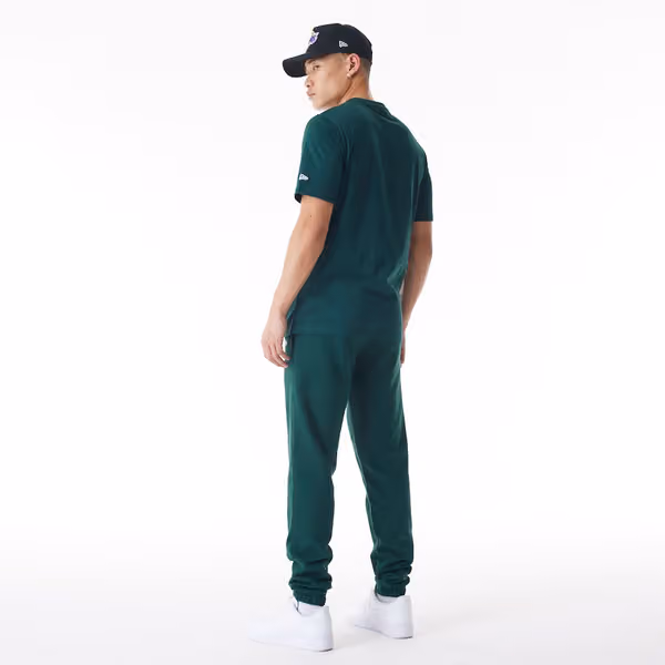 Los Angeles Lakers New Era Wordmark NBA Jogger Sweatpants Green view 4