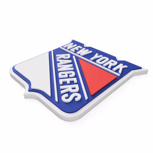 New York Rangers NHL 3D Foam Logo Wall Sign view 2