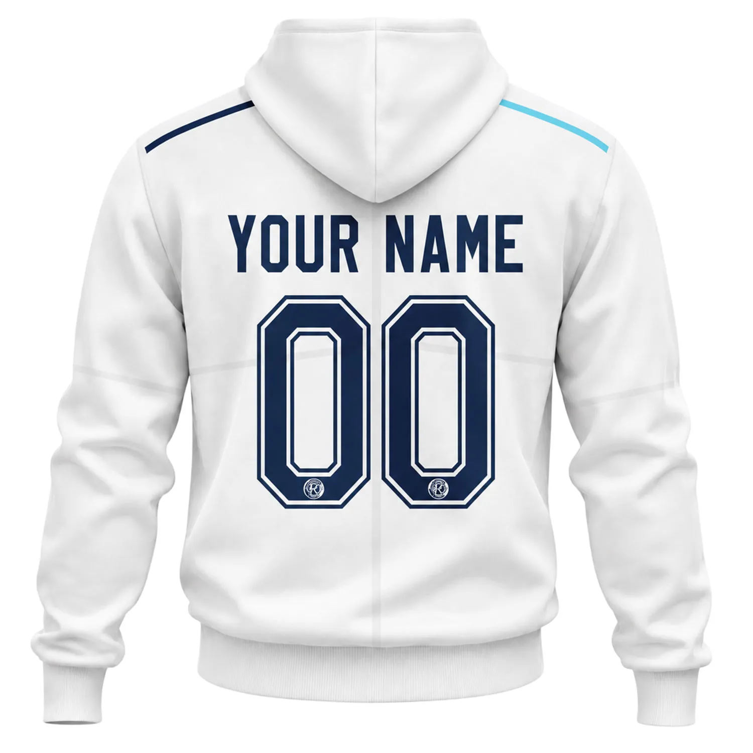 New England Revs White Hoodie Custom Stylish Fan Wear