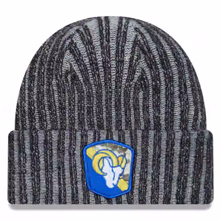 Los Angeles Rams 2023 NFL Salute to Service New Era Knit Hat product photo