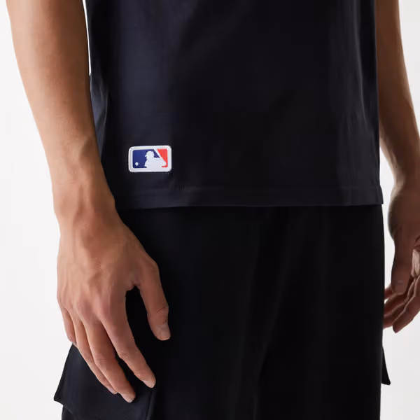 Cleveland Guardians Team Logo New Era MLB T-Shirt Navy view 3