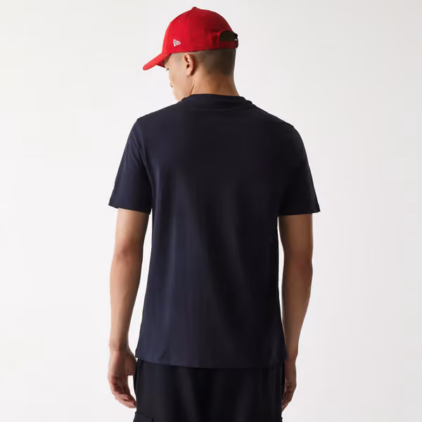 Cleveland Guardians Team Logo New Era MLB T-Shirt Navy view 2