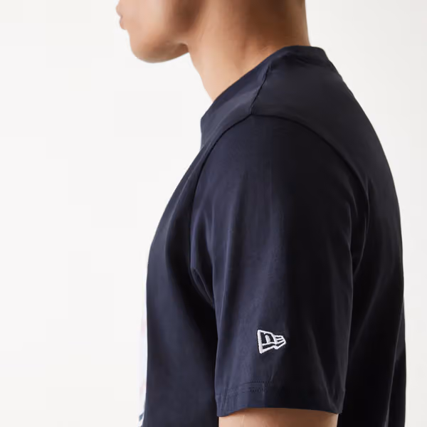 Cleveland Guardians Team Logo New Era MLB T-Shirt Navy view 4