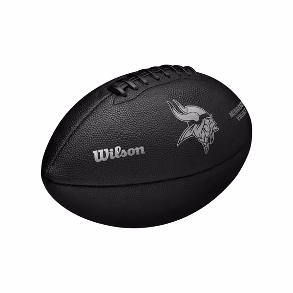 Minnesota Vikings Wilson Metallic Premiere Full Size NFL Football view 5